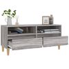 vidaXL TV Cabinet Grey Sonoma 100x34.5x44.5 cm Engineered Wood