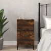 vidaXL Bedside Cabinet Smoked Oak 40x35x70 cm