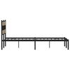 vidaXL Metal Bed Frame without Mattress Sonoma Oak 135x190 cm Double