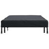 vidaXL Table Cover Plain Black 92 x 182 x 15 cm Fabric
