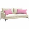 vidaXL Sofa Pillows 2 pcs Pink 80 x 40 cm Fabric