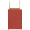 vidaXL Paper Bags 50 pcs with Handles Red 32x17x25 cm