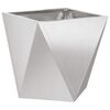 vidaXL Planter 2 pcs Silver 30 x 30 x 30 cm Stainless Steel