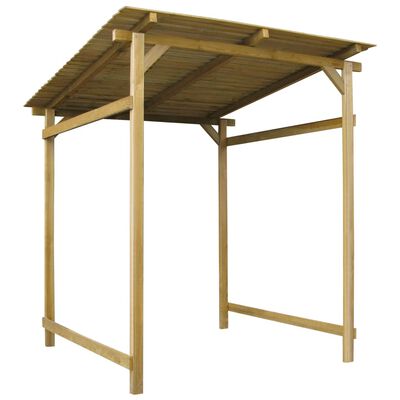 Large Wooden Garden House Storage Lean-to Canopy 180 x 200 x 200 cm