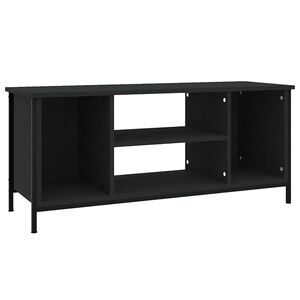vidaXL TV Cabinet Black 102x35x45 cm Engineered Wood
