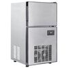 vidaXL Ice Cube Maker with Door Silver 43 x 40 x 71 cm Stainless Steel