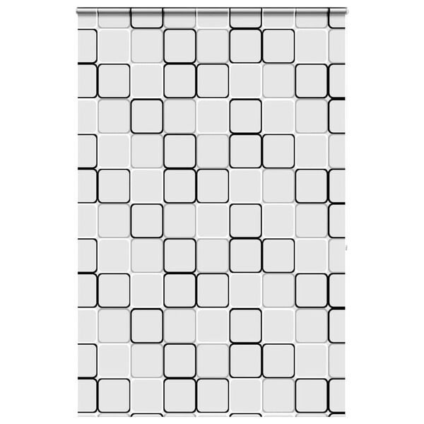 vidaXL Shower Roller Blind with Cassette 150x240 cm Fabric Width 146 cm