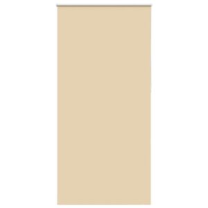 vidaXL Roller Blind Blackout Beige 105x210 cm Fabric Width 100.7 cm Polyester
