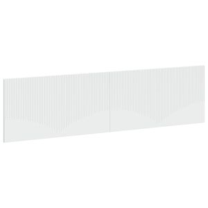 vidaXL Wall-Mounted Headboard HOORN White Engineered Wood