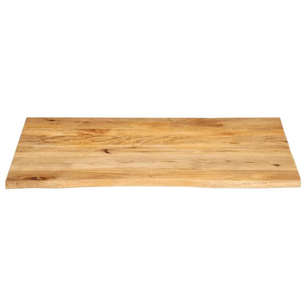 vidaXL Table Top Live Edge 110x80x3.8 cm Solid Wood Mango