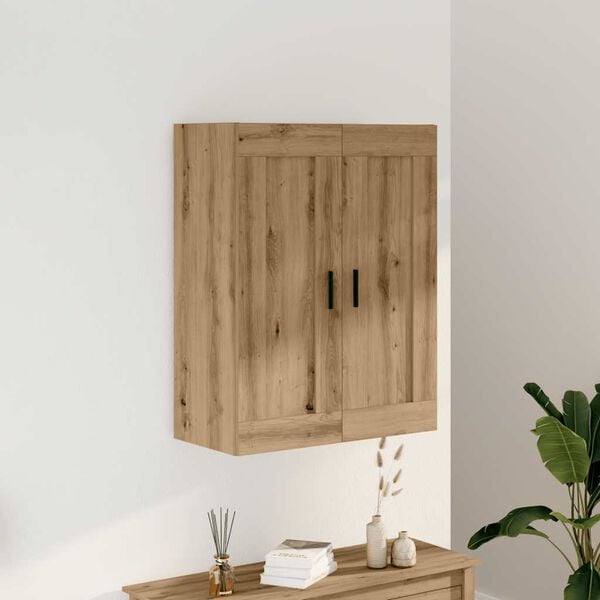 vidaXL Wall Mounted Cabinet Artisian Oak 69.5x34x90 cm Engineered Wood