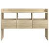 vidaXL Sideboard Sonoma Oak 105x30x70 cm Engineered Wood