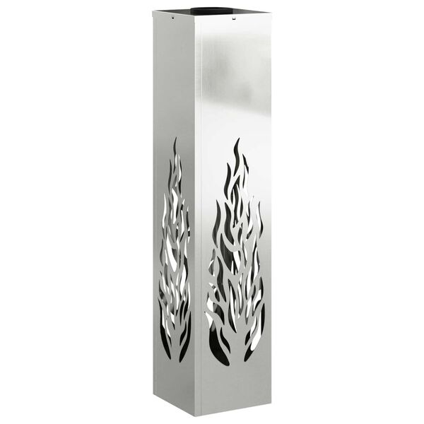 vidaXL Solar LED Pathway Light 2 pcs Silver Galvanized Steel