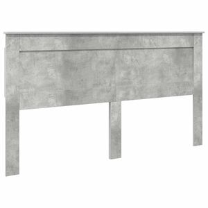 vidaXL Headboard with Headboard Concrete Grey 200 cm Engineered Wood