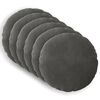 vidaXL Cushion Cover 6 pcs HEERLEN Dark Grey &Oslash; 60 cm Velvet