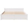 vidaXL Bed Frame without Mattress White 140x190 cm Solid Wood Pine