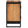vidaXL Bathroom Cabinet 55x35x60 cm Solid Wood Acacia and Iron