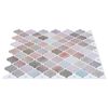 vidaXL Lanturn Tile 10 pcs Beige 27 x 27 cm Polyurethane and PET