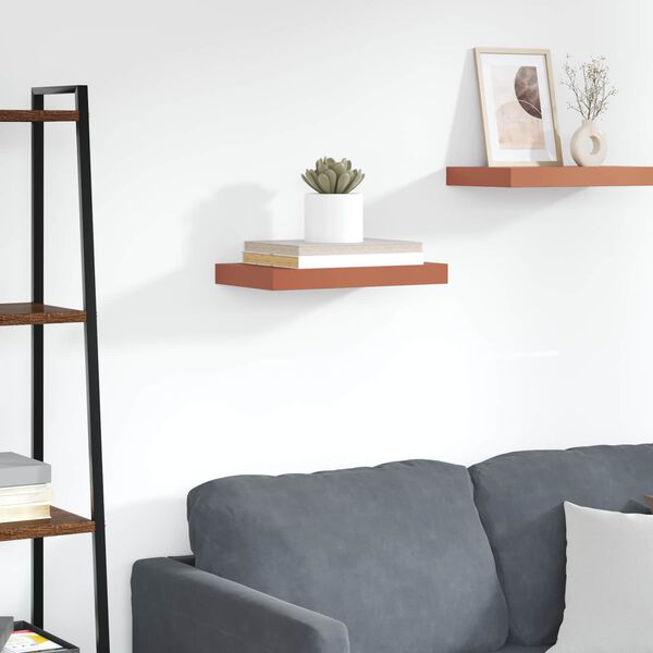 vidaXL Wall Shelf Wall-mounted Red 40 x 23.5 x 4 cm Engineered Wood