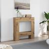 vidaXL Fireplace Surround Artisan Oak 81x18x82 cm Engineered Wood