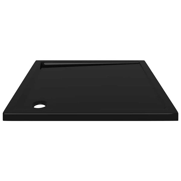 vidaXL Square ABS Shower Base Tray Black 90x90 cm
