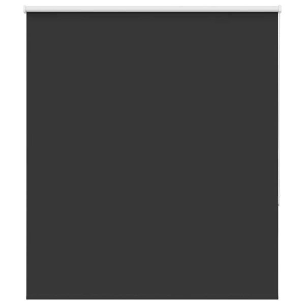 vidaXL Roller Blind Blackout Black 120x175 cm Fabric Width 116.6 cm Polyester