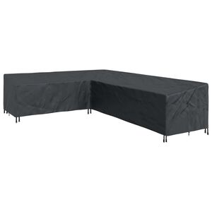 vidaXL Furniture Cover 355 x 275 x 80 cm 210D Oxford Fbric L-Shape