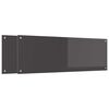 vidaXL Kitchen Backsplash 2 pcs Dark Grey 120 x 40 cm Tempered Glass