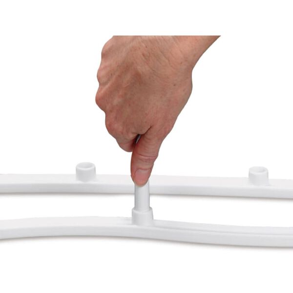 Practo Home Shoe Rack over Door for 36 Pairs White