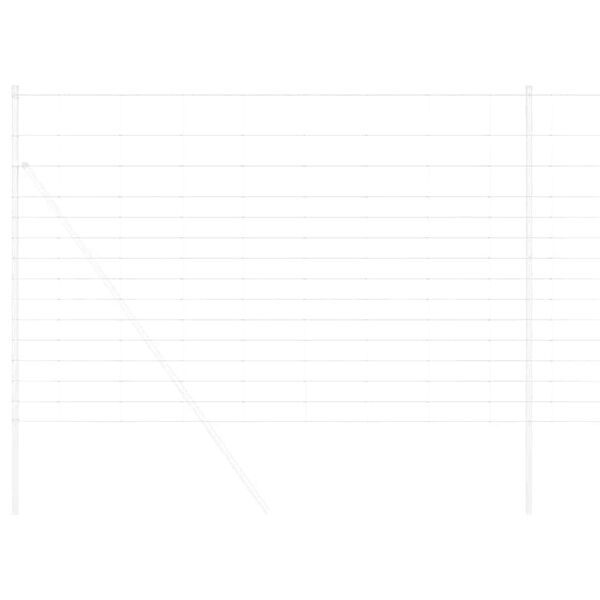 vidaXL Field Fence Silver 50 x 1.6 m Galvanised steel