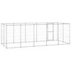 vidaXL Outdoor Dog Kennel Galvanised Steel 12.1 m&sup2;