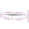 vidaXL Bed Frame without Mattress White 120x200 cm