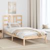 vidaXL Bed Frame without Mattress 90x190 cm Single Solid Wood