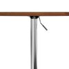 vidaXL Bar Table Dark Brown &Oslash;60x89.5 cm Solid Wood Beech