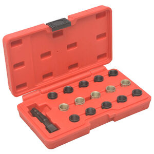 vidaXL 16 Piece Spark Plug Thread Repair Tool Kit M14x1,25