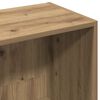 vidaXL Book Cabinet Artisan Oak 66x30x130 cm Engineered Wood