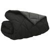 vidaXL Winter Duvet Black and Anthracite 200 x 200 cm Microfiber