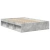 vidaXL Bed Frame without Mattress Concrete Grey 160x200 cm