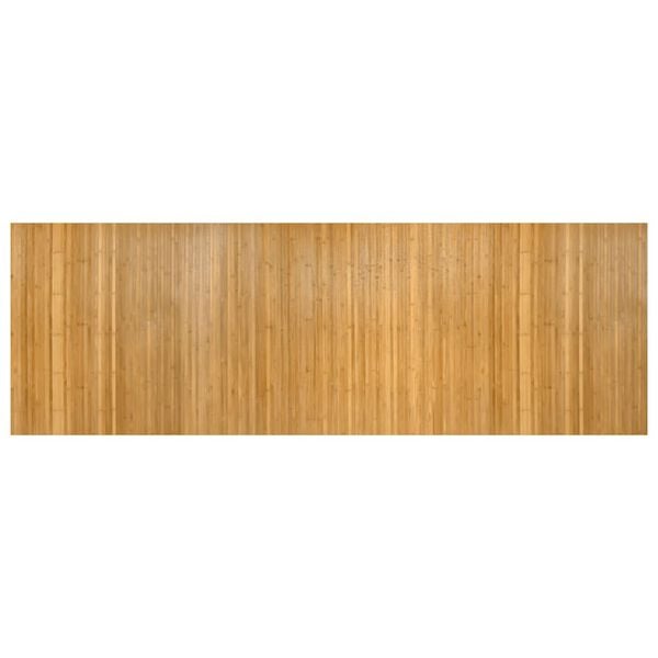 vidaXL Rug Rectangular Nature 100x300 cm Bamboo