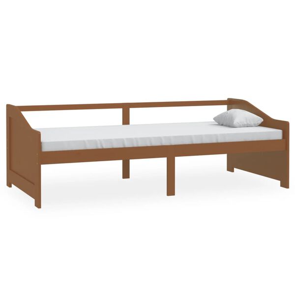vidaXL 3-Seater Day Bed without Mattress Honey Brown 90x200cm