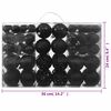 vidaXL 100 Piece Christmas Ball Set Black