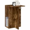 vidaXL End Table Smoked Oak 35 x 40 x 55 cm Engineered Wood