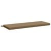 vidaXL Bench Cushion SOEST 100% Polyester Taupe 100 x 40 x 5 cm