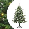 vidaXL Artificial Pre-lit Christmas Tree with Ball Set Green 120 cm