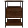 vidaXL Bedside Cabinets 2 pcs Brown Oak 40x42x56 cm Engineered Wood