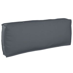 vidaXL Pallet Cushion for Backrest Anthracite 120 x 40 x 12 cm