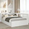 vidaXL Bookcase Bed without Mattress White 140x190cm Solid Wood Pine