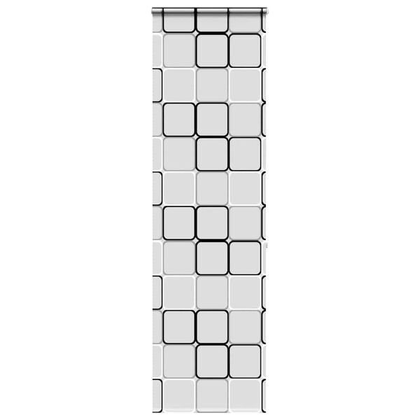 vidaXL Shower Roller Blind with Cassette 70x240 cm Fabric Width 66 cm