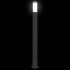 vidaXL Bollard Light with Outlet 110 cm Black IP44