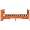 vidaXL Bed Frame without Mattress Wax Brown 160x200 cm Solid Wood Pine